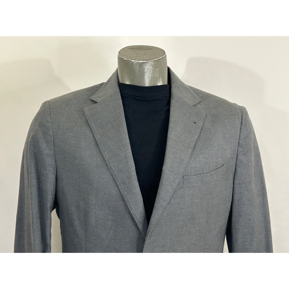 Massimo Dutti Blazer 42R Patch Pocket Unconstructed Cotton Linen Surgeon Cuffs - Picture 16 of 16